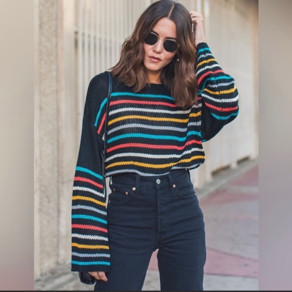 NWT Isomei Medium striped sweater